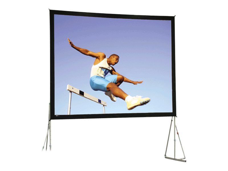 Da-Lite Heavy Duty Fast-Fold Deluxe Screen System HDTV Format - projection screen with heavy duty legs - 330" (330.3 in)