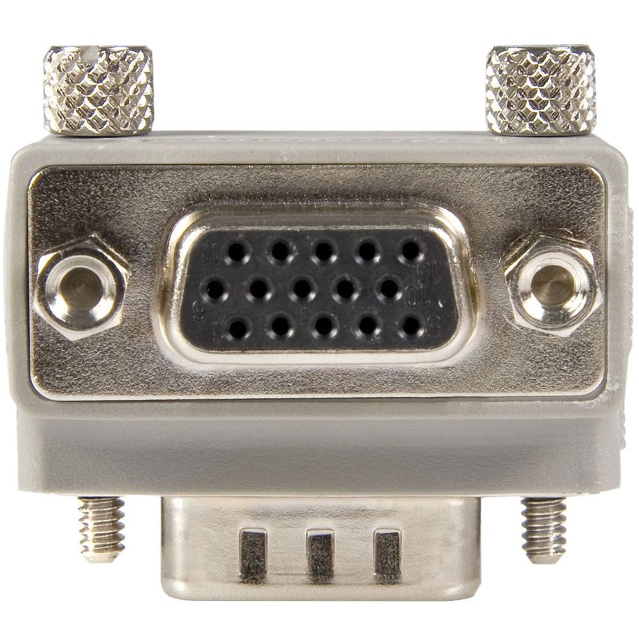 Thumbnail 3 of 3 for StarTech.com Right Angle VGA Adapter - Right Angle VGA to VGA - Male/Female - Type 1 - VGA Adapter Cable
