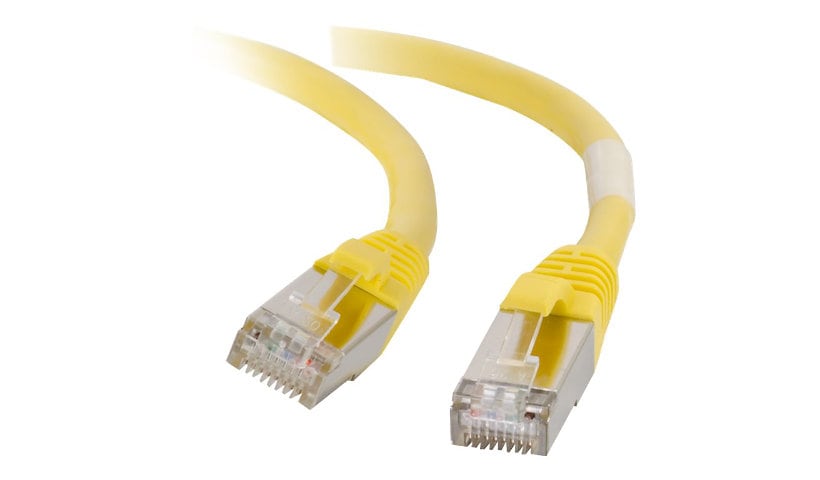 C2G 75ft Cat5e Snagless Shielded (STP) Ethernet Network Patch Cable - Yello