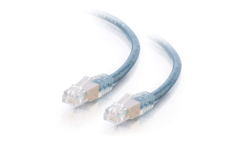 C2G High-Speed Internet Modem Cable phone cable - 25 ft - transparent blue