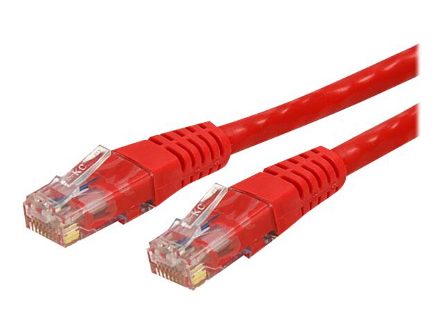 StarTech.com 5ft CAT6 Ethernet Cable - Red Molded Gigabit - 100W PoE UTP 650MHz - Category 6 Patch Cord UL Certified
