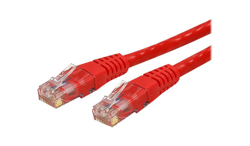StarTech.com 5ft CAT6 Ethernet Cable - Red Molded Gigabit - 100W PoE UTP 650MHz - Category 6 Patch Cord UL Certified