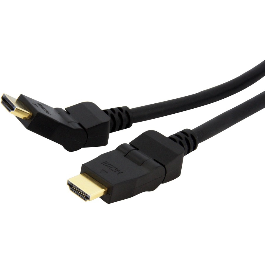 StarTech.com 6ft Swivel HDMI Cable, 4K 30Hz High Speed Rotating UHD HDMI Co