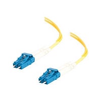 C2G 20m LC-LC 9/125 Duplex Single Mode OS2 Fiber Cable - Yellow - 65ft - patch cable - 20 m - yellow