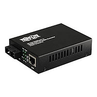 Tripp Lite Fiber Optic 10/100/1000 to 1000BaseLX SC Gigabit Multimode Media Converter 2km 1310nm - fiber media converter