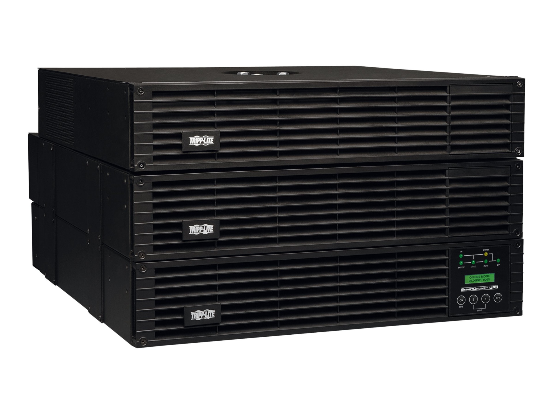 Tripp Lite UPS Smart Online 6000VA 5400W Rackmount 6kVA 208/240/120V USB DB9 Manual Bypass Hot Swap 6URM - UPS - 5.4 kW