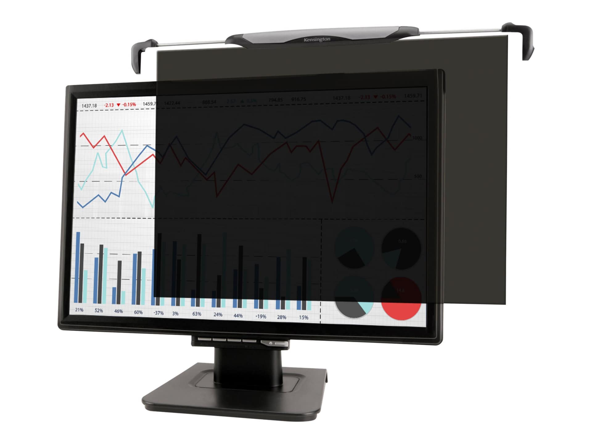 Kensington FS220 Snap2 Privacy Screen for 20"-22" Widescreen Monitors (16:9 / 16:10) - display privacy filter - 20"-22"
