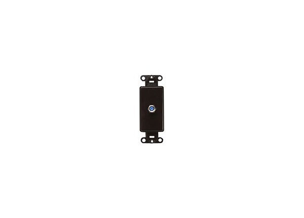 Leviton Decora Video Wall Jack Inserts - modular facility plate snap-in