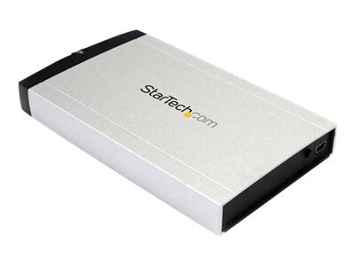 StarTech.com 2.5in Tool-less USB 2.0 to IDE SATA External Hard Drive Enclosure - storage enclosure - ATA / SATA 3Gb/s -