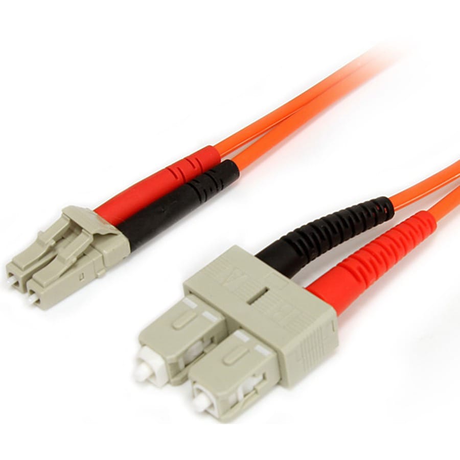 StarTech.com 7m Fiber Optic Cable - Multimode Duplex 62.5/125 - LSZH - LC/SC - OM1 - LC to SC Fiber Patch Cable