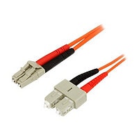 StarTech.com 7m Fiber Optic Cable - Multimode Duplex 62.5/125 - LSZH - LC/SC - OM1 - LC to SC Fiber Patch Cable