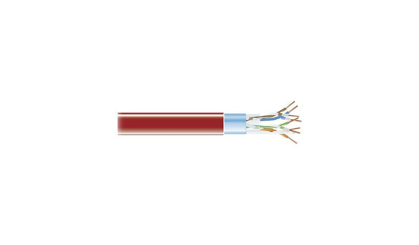 Black Box CAT5e bulk cable - 1000 ft - red