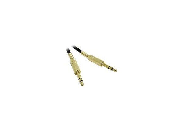 C2G Pro-Audio 50ft Pro-Audio 1/4in TRS Male to 1/4in TRS Male Cable - audio cable - 50 ft