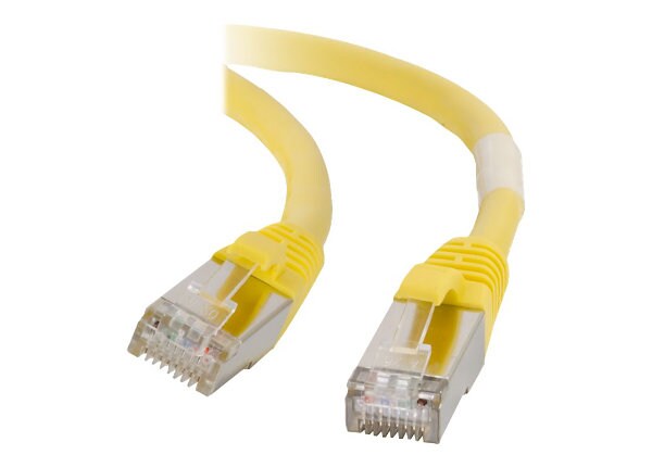 C2G 5ft Cat5e Snagless Shielded (STP) Ethernet Network Patch Cable - Yellow - patch cable - 1.5 m - yellow