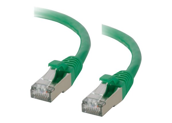 C2G 7ft Cat5e Snagless Shielded (STP) Ethernet Network Patch Cable - Green - patch cable - 2.1 m - green