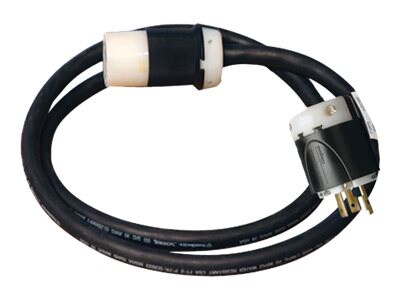 Tripp Lite 20ft Single Phase Whip Extension Cable 208/240V L6-30R output and L6-30P input 20' TAA GSA - power extension