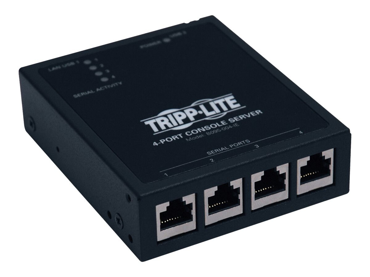 Tripp Lite 4-Port IP Serial Console/ Terminal Server Management TAA GSA