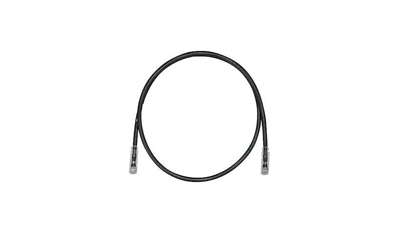 Panduit TX6 PLUS patch cable - 1 ft - black