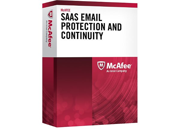 McAfee SaaS Email Protection & Continuity - subscription license (1 year) + 1 Year Gold Support - 1 user email account