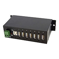 StarTech.com 7 Port USB 2.0 Hub (USB-A) - Metal Industrial Hub - ESD/Surge