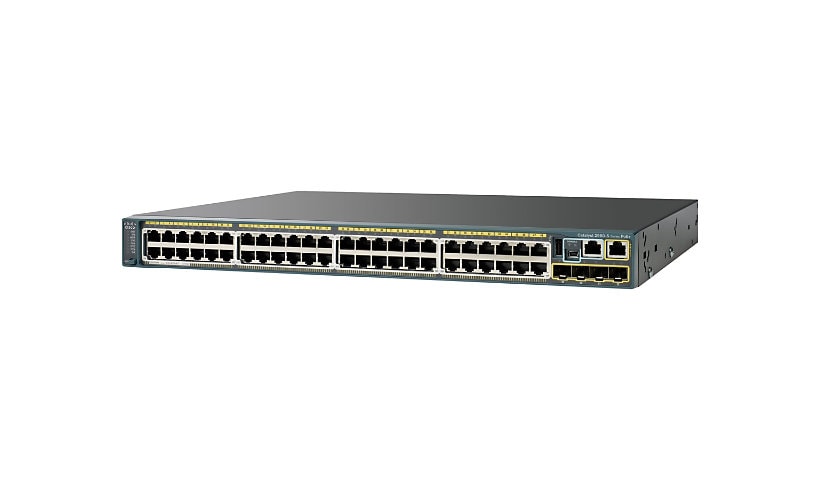 Cisco Catalyst 2960S-48LPS-L - switch - 48 ports - managed - rack-mountable