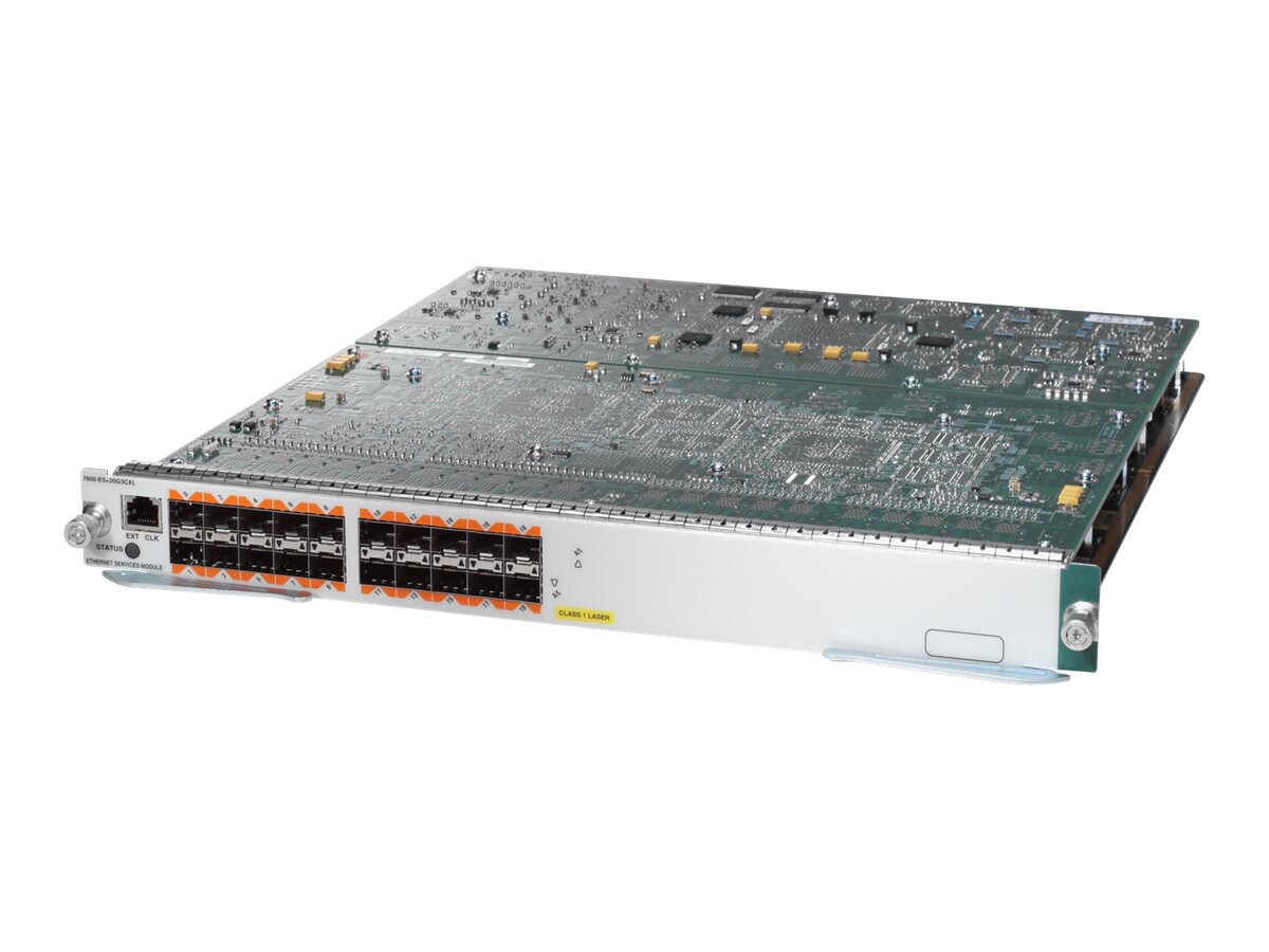Cisco Ethernet Services Plus 20G Line Card - switch - 20 ports - managed -