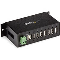 StarTech.com 7 Port USB 2.0 Hub (USB-A) - Metal Industrial Hub - ESD/Surge