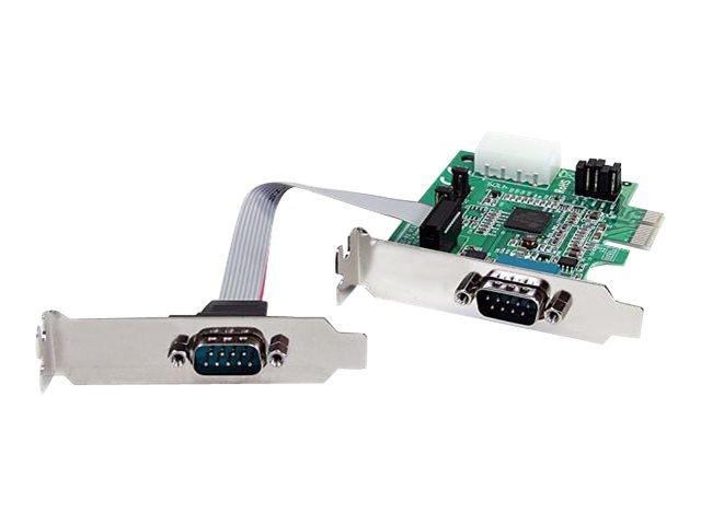 StarTech.com 2 Port Low Profile Native PCI Express Serial Card w/ 16950