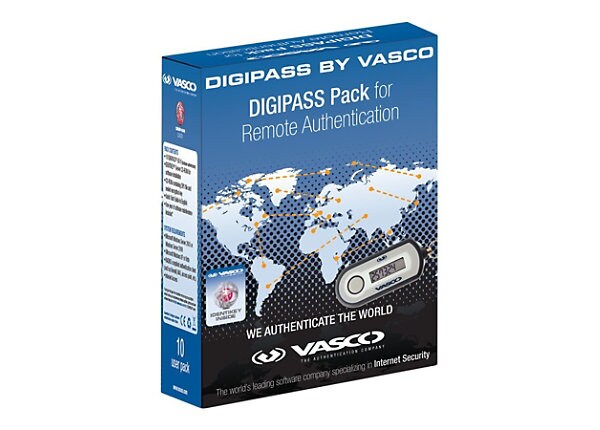 VASCO Digipass Pack for Remote Authentication Standard Edition - license - 10 users