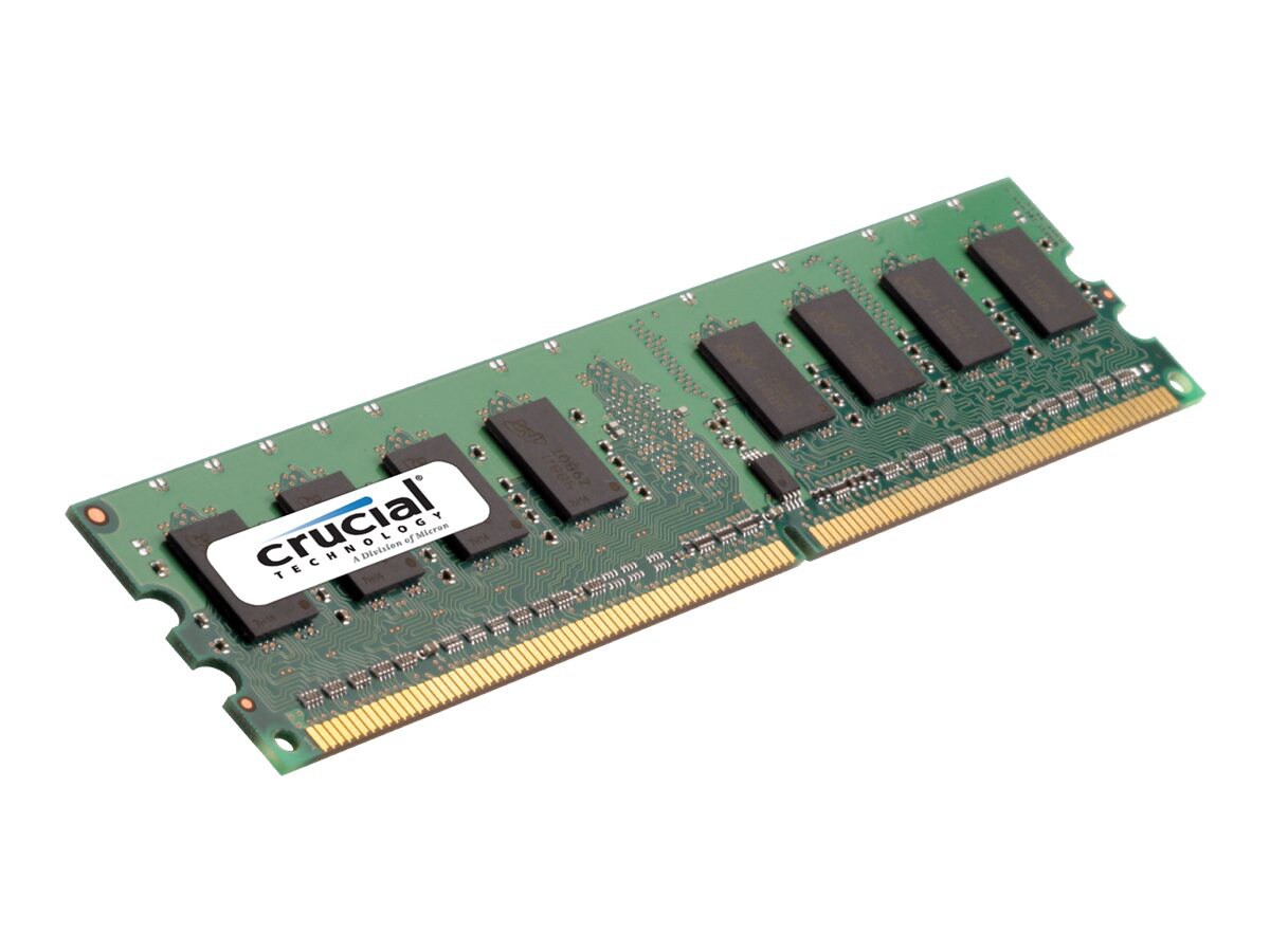 Crucial - DDR2 - module - 2 GB - DIMM 240-pin - 800 MHz / PC2-6400 - unbuff