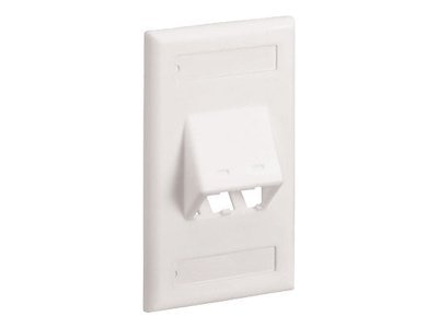 Panduit MINI-COM Classic Series Sloped Faceplates with Label and Label Cove