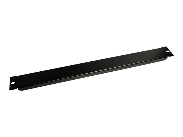 StarTech.com Blanking Panel - 1U - 19in - Steel - Black - Blank Rack Panel