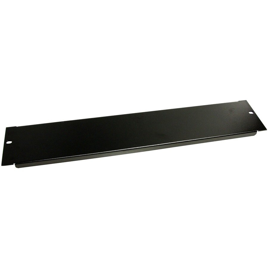 StarTech.com Blanking Panel - 2U - 19in - Steel - Black - Blank Rack Panel