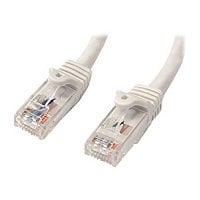 StarTech.com CAT6 Ethernet Cable 10' White 650MHz PoE Snagless Patch Cord