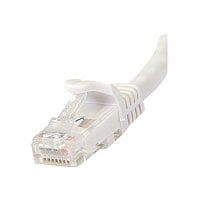 StarTech.com CAT6 Ethernet Cable 3' White 650MHz CAT 6 Snagless Patch Cord