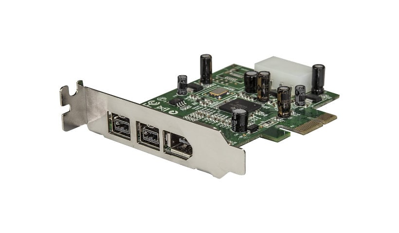 StarTech.com 3 Port 2b 1a Low Profile 1394 PCI Express FireWire Card Adapter