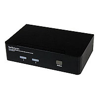 Commutateur KVM HDMI à 2 ports de StarTech.com avec concentrateur USB et audio 2.0, 1 920 x 1 200