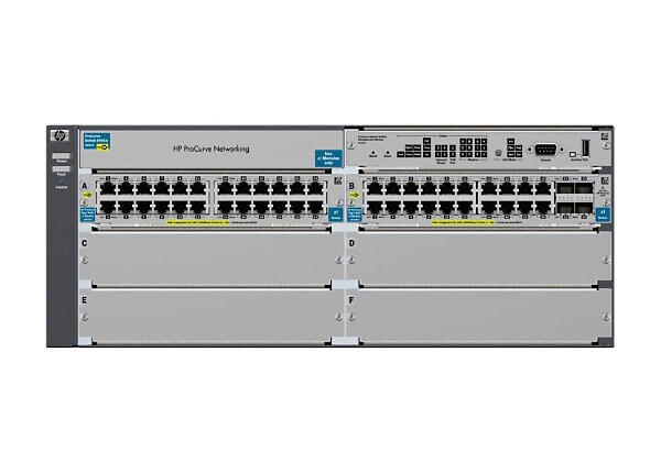 HPE Aruba 5406-44G-PoE+/4SFP zl - switch - 44 ports - managed - rack-mountable