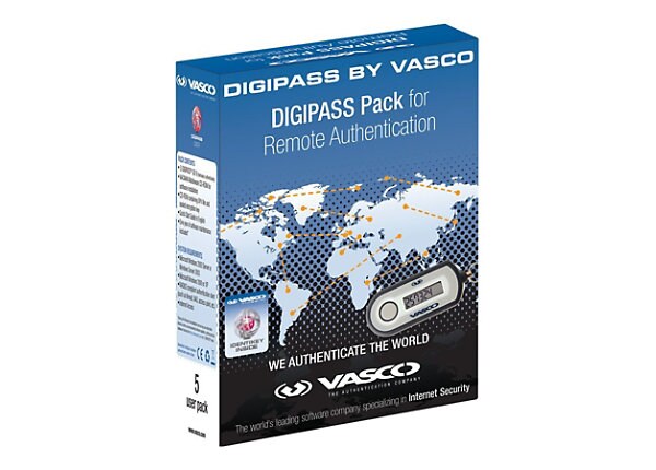 VASCO Digipass Pack for Remote Authentication Gold Edition - box pack - 5 users