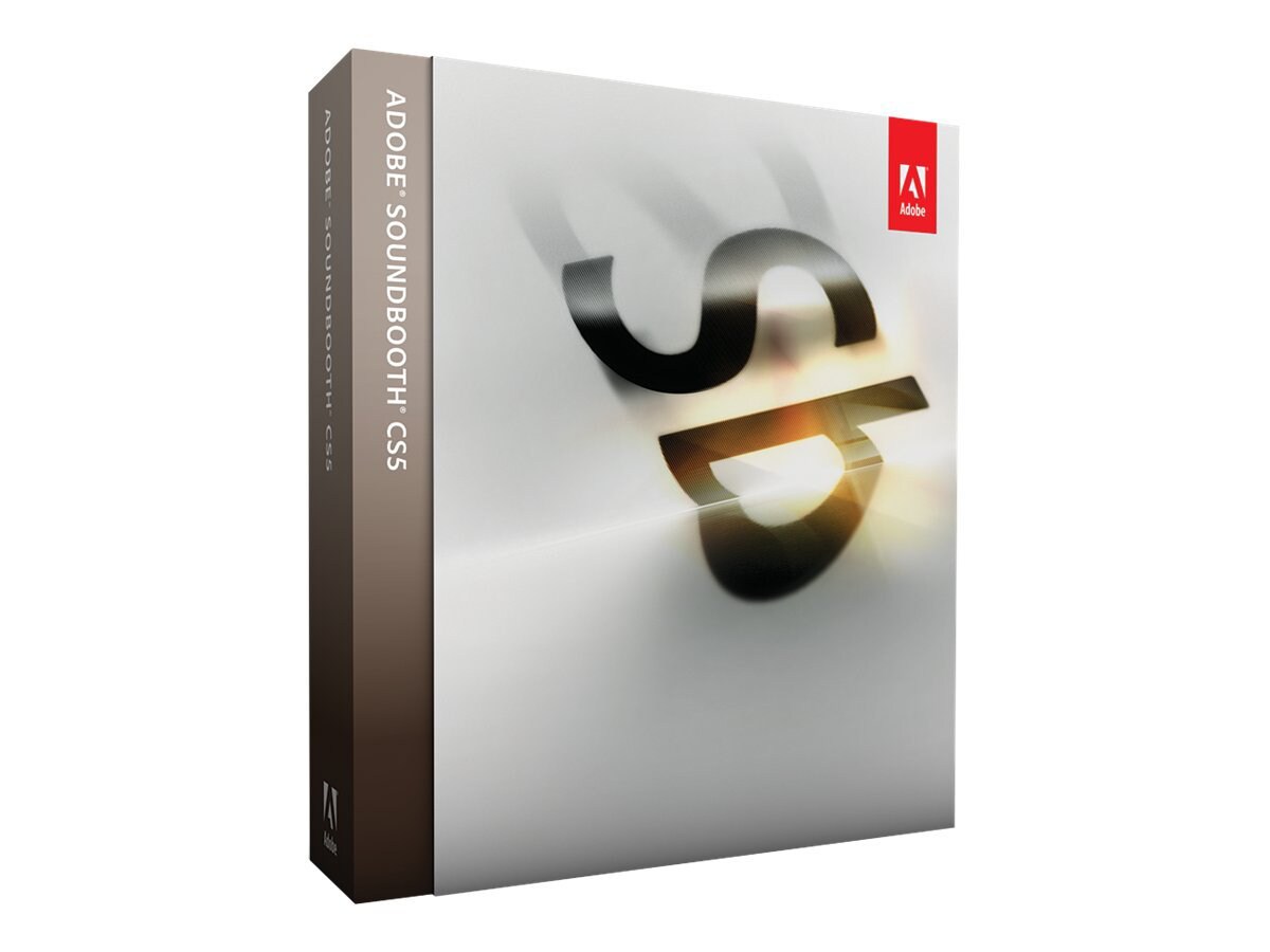 Adobe Soundbooth CS5 - box pack (version upgrade) - 1 user