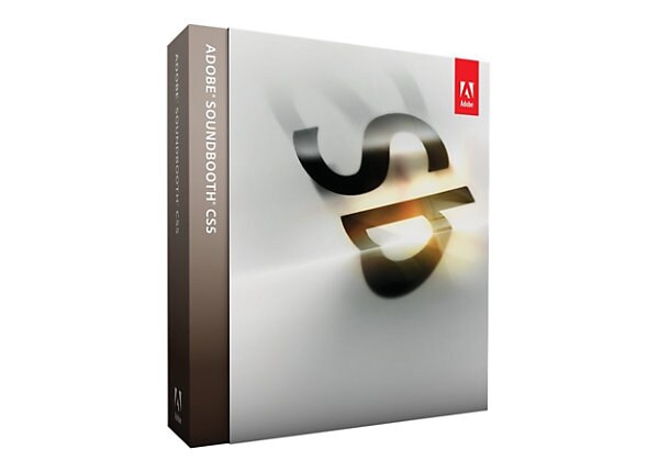 Adobe Soundbooth CS5 - box pack (version upgrade) - 1 user