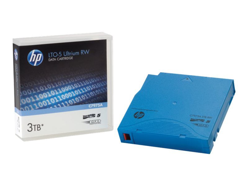 HPE Ultrium RW Custom Labeled No Case Data Cartridge - LTO Ultrium 5 x 20 - 1.5 TB - storage media