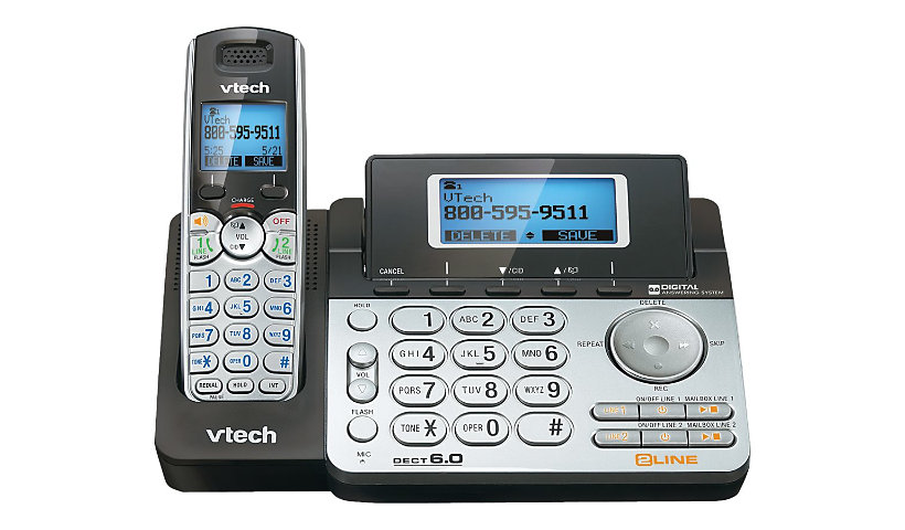 VTech DS6151 - cordless phone - answering system with caller ID/call waitin