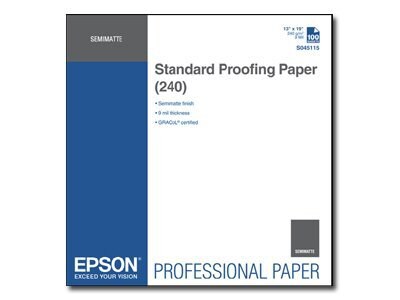 Epson Proofing Paper Standard - proofing paper - 100 sheet(s) - 13 in x 19 in - 240 g/m²
