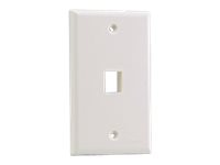 Panduit NetKey Flush Mount Screw-On Faceplates - faceplate