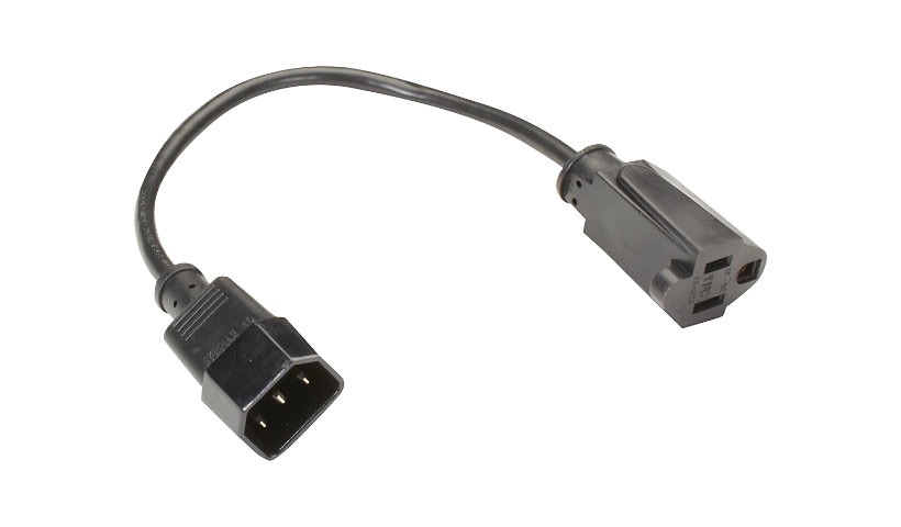 Black Box - power cable - IEC 60320 C14 to NEMA 5-15 - 30 cm