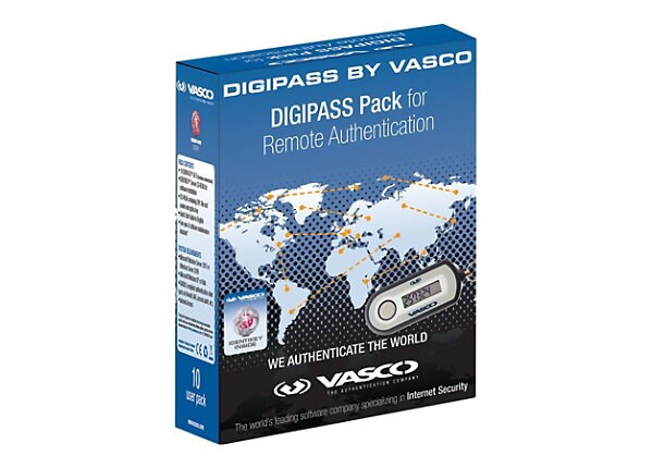 VASCO Digipass Pack for Remote Authentication Gold Edition - box pack - 10 users
