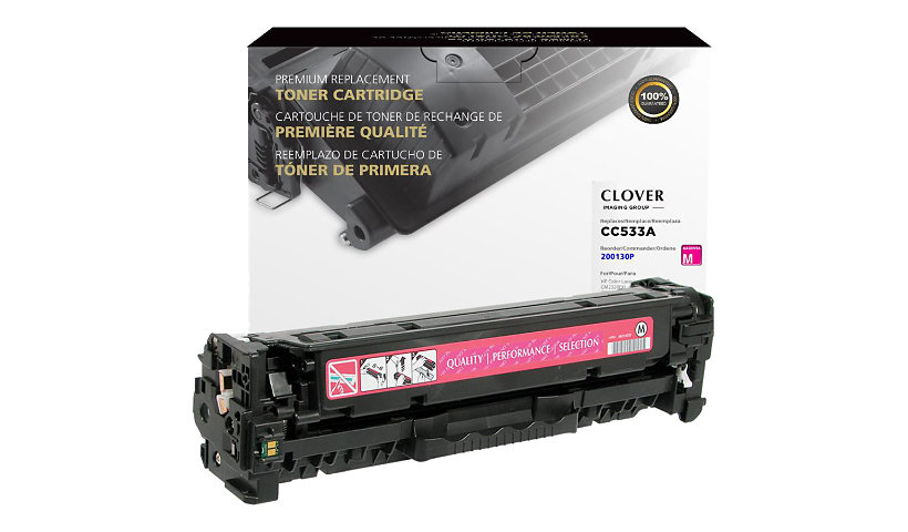 Clover Imaging Group - magenta - compatible - remanufactured - toner cartridge (alternative for: HP CC533A)