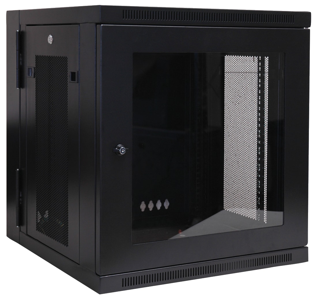 Tripp Lite 12U Wall Mount Rack Enclosure Server Cabinet Hinged Swinging Acrylic Window - rack - 12U