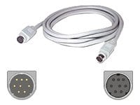 C2G - serial extension cable - 8 pin mini-DIN to 8 pin mini-DIN - 6 ft